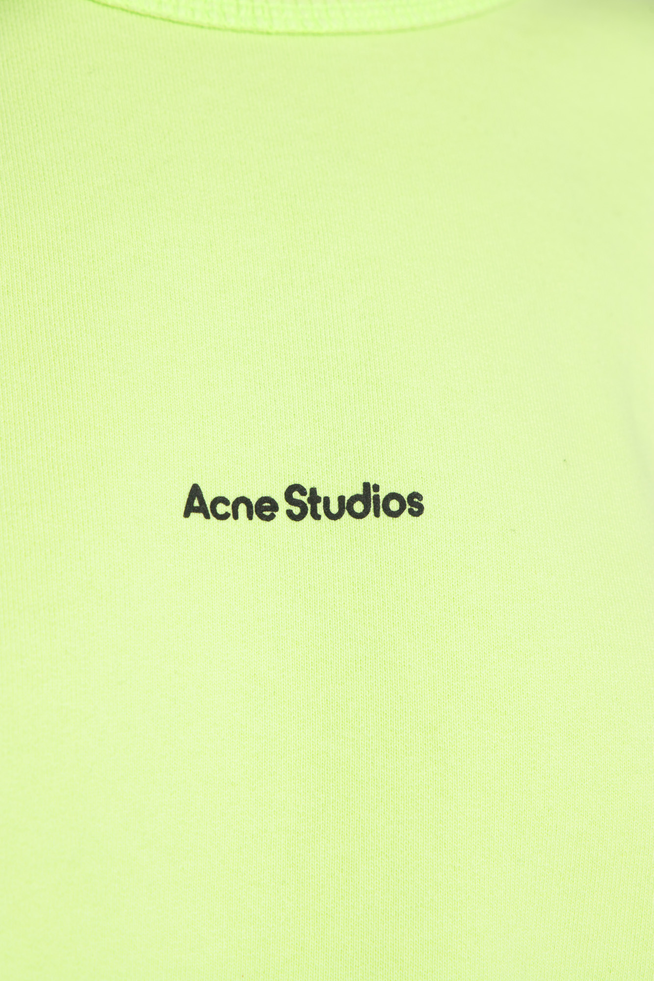 Neon Sweatshirt with logo Acne Studios - tiered t shirt Neon Sweatshirt with logo Acne Studios - tiered t shirt